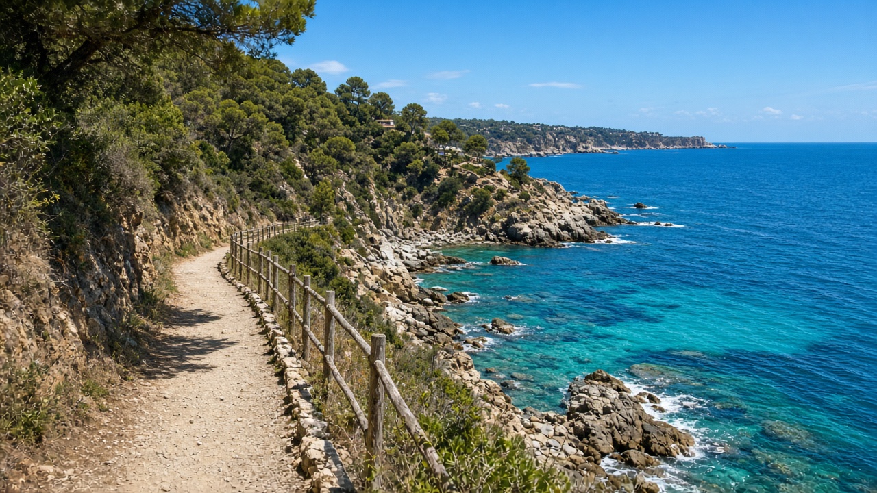 Cam&iacute; de Ronda en la costa de L'Escala